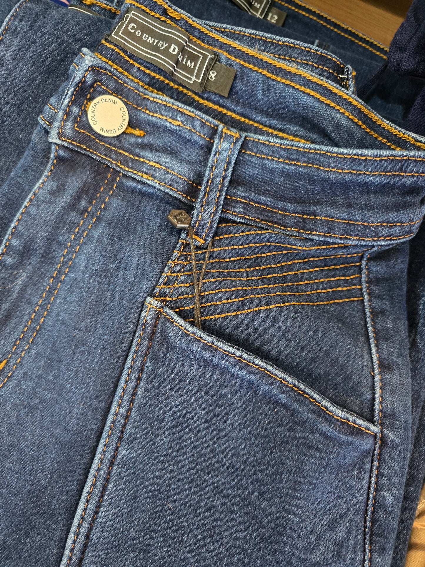Arli Wide Leg Jeans Dark Denim