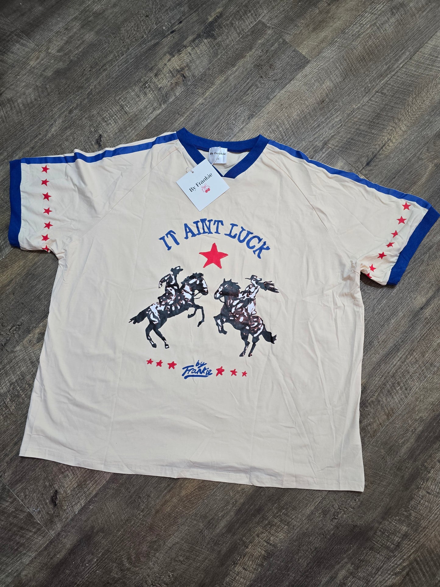 It Aint Luck Beige/Blue