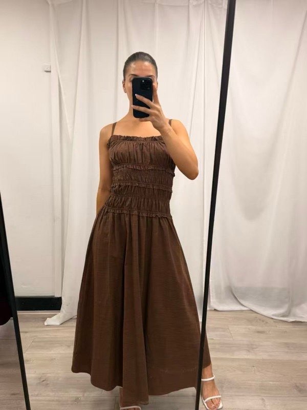 Sylvia Dress Chocolate
