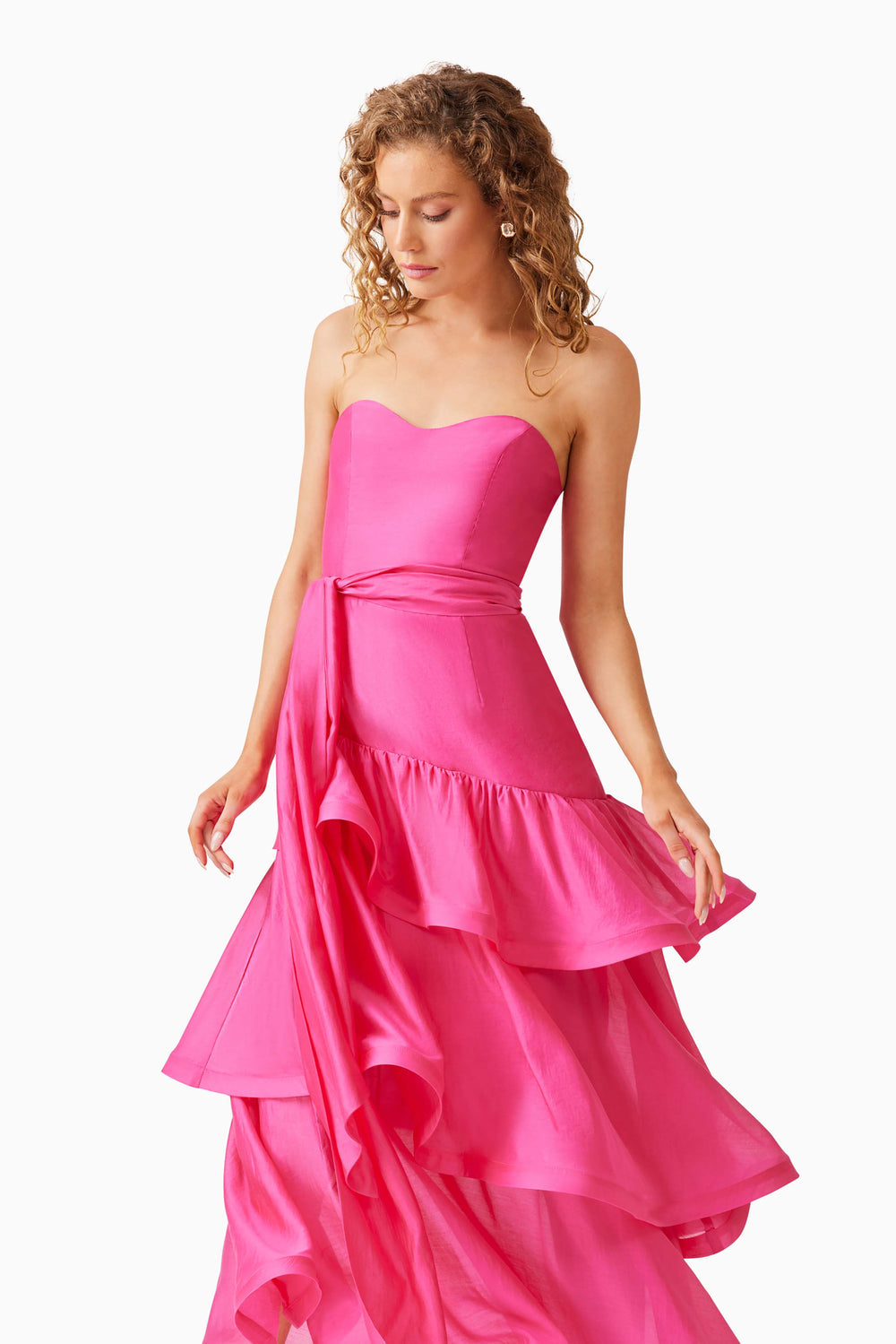 Kalani Maxi dress hot pink