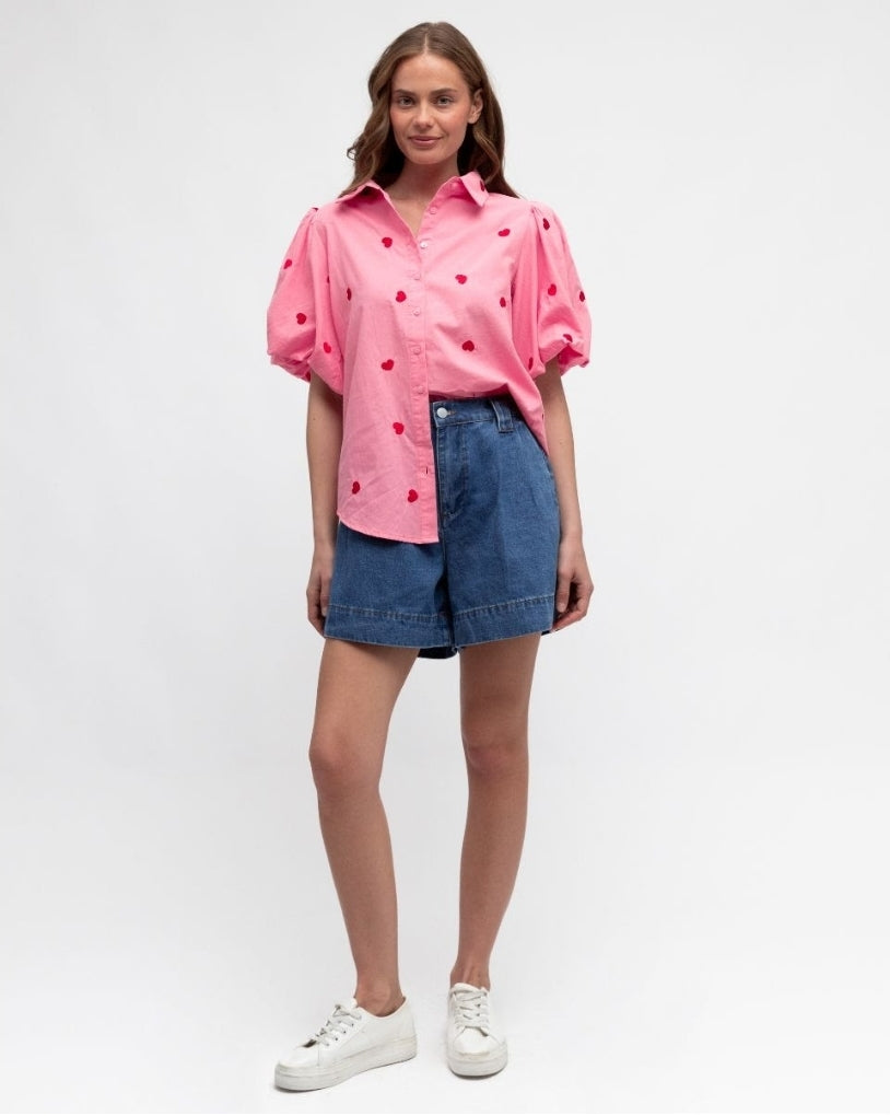 Heart Shirt Pink