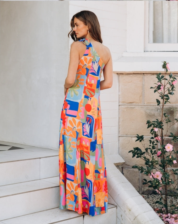 Colourwave Maxi Dress
