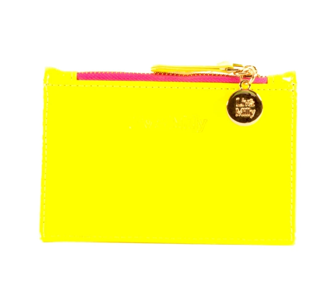 Card Wallet Neon Patient Yellow