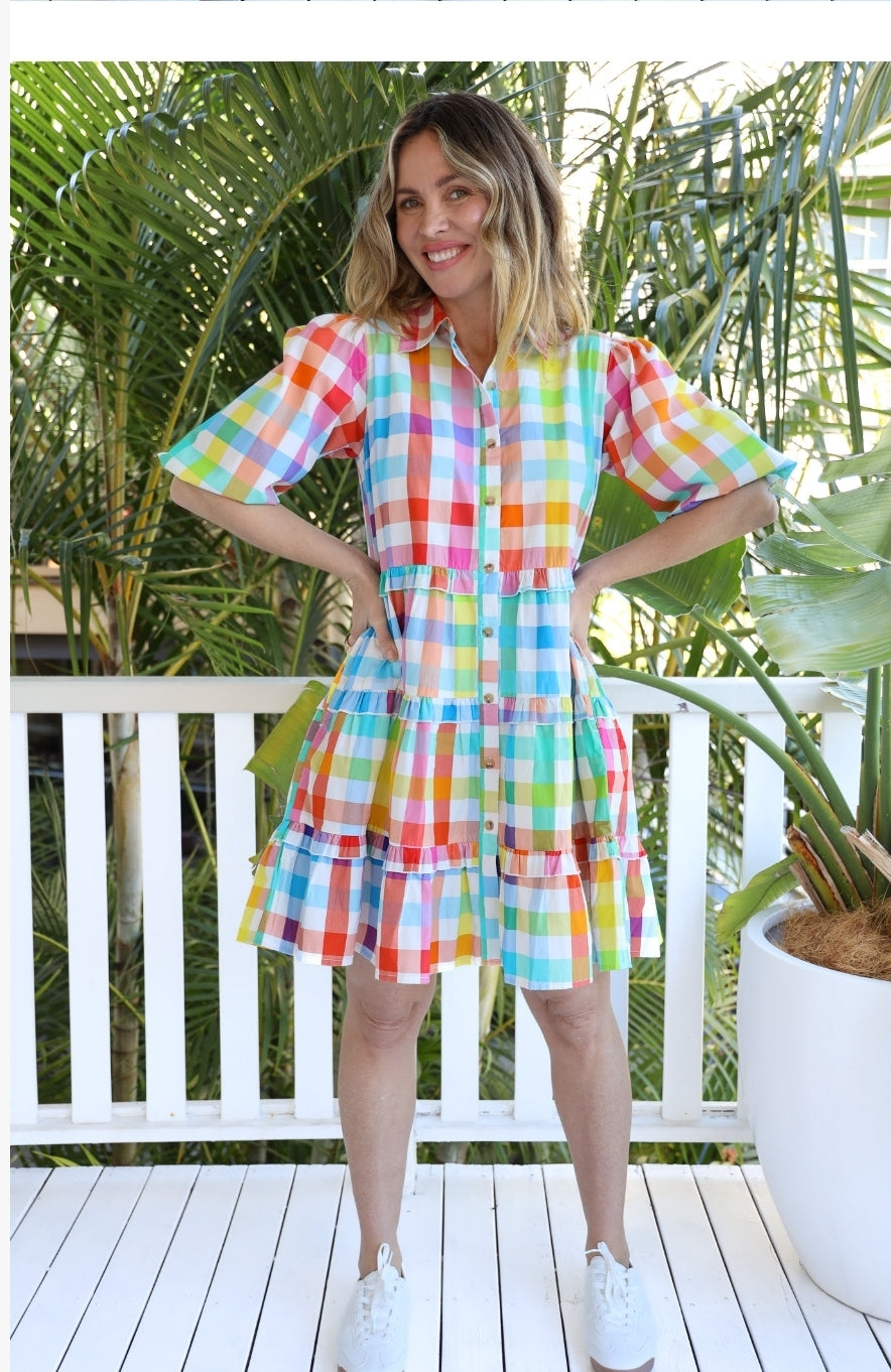 Gelto Check Dress
