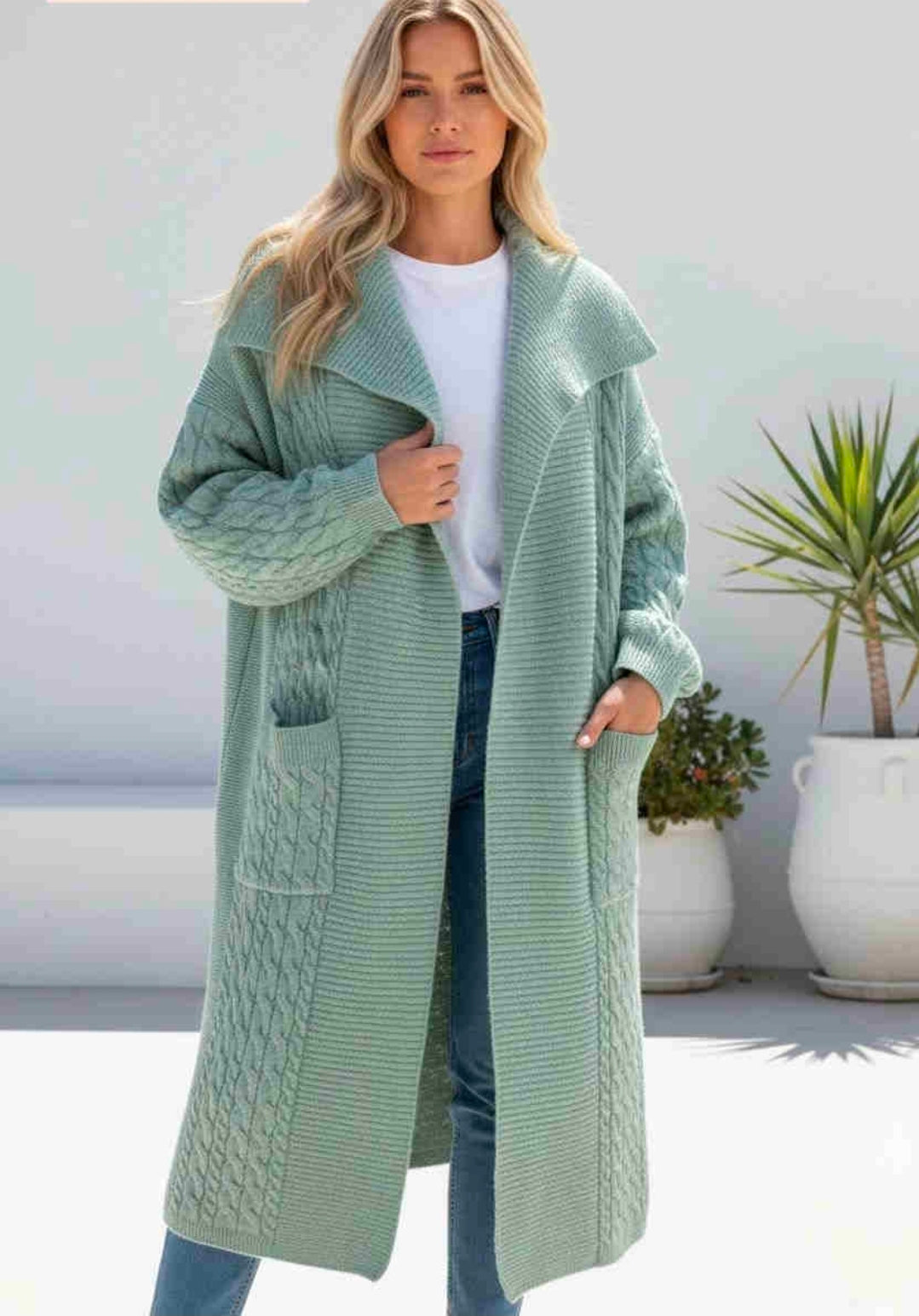 Steph Cardigan Mint