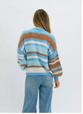 Kiro Knit Blue/Choc