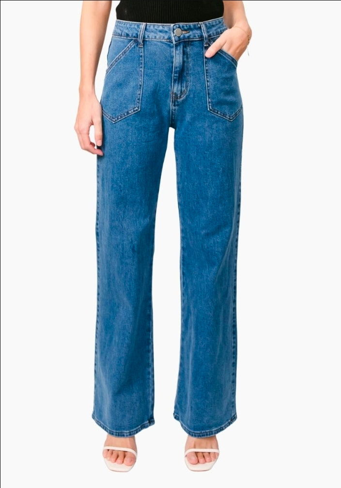 Jackie Jeans Mid Blue