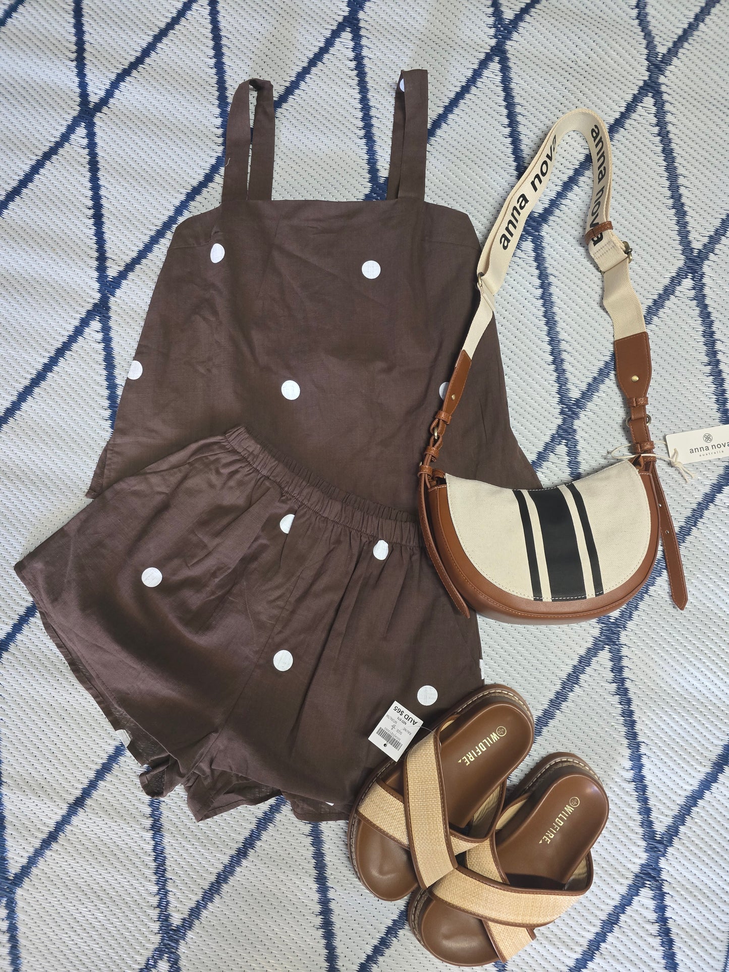 Molly Chocolate Short Set