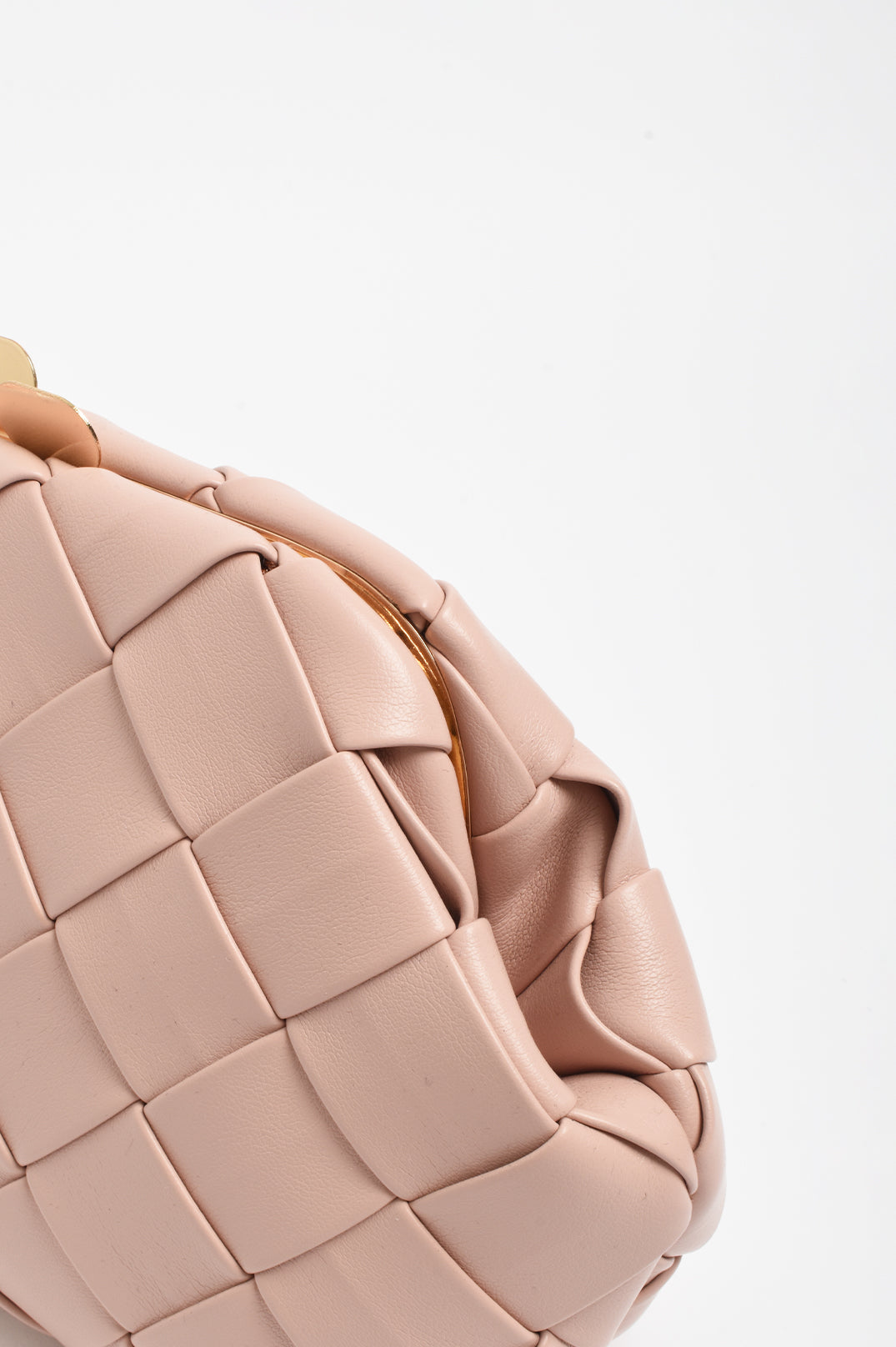 Amelie Weave Clutch Pink