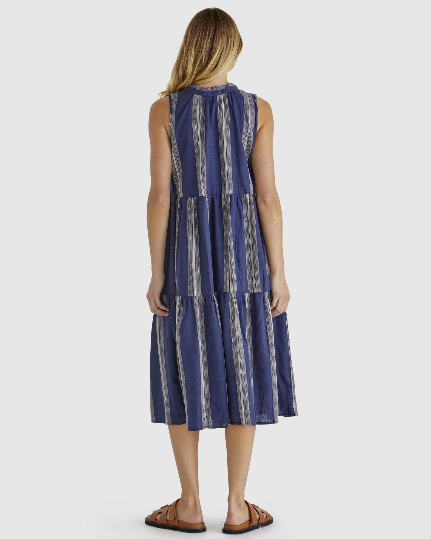Izzy Dress Navy stripe