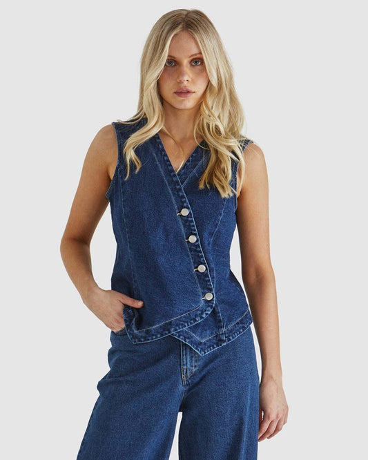 Marza Vest Denim