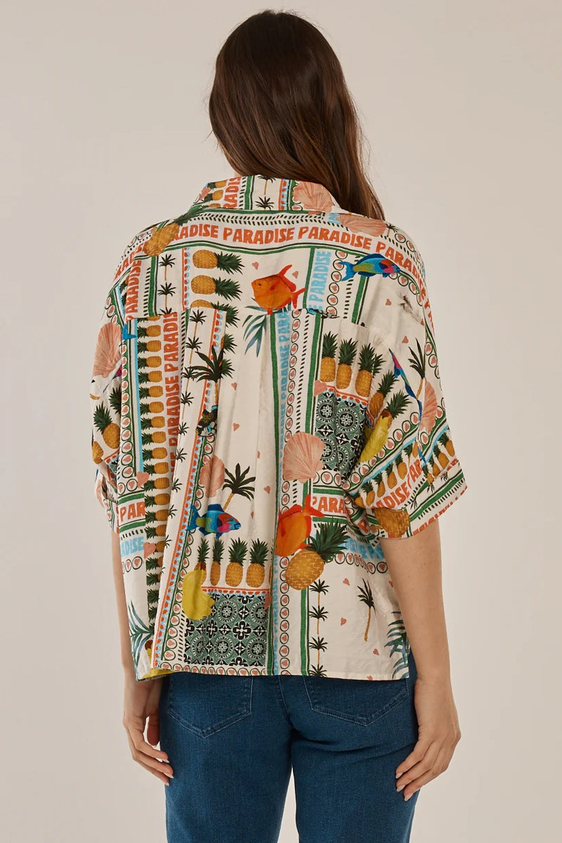 Lynwood Shirt Paradise Print