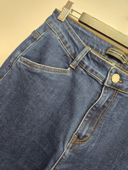 Rubi Wide Leg Jean Dark Denim