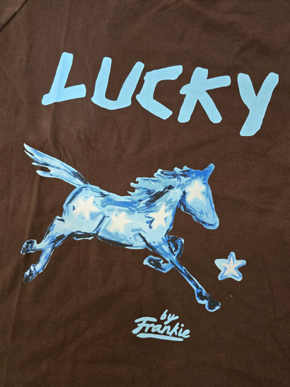 Lucky Tee Choc/Blue