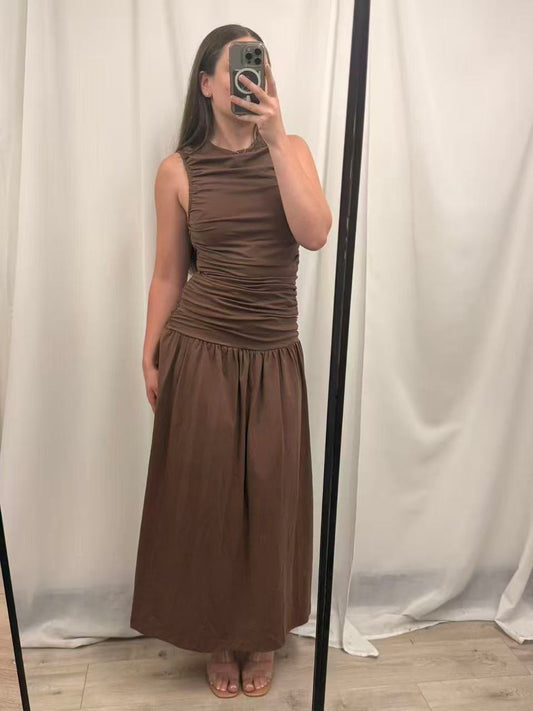 Lola Drop Waist Maxi Dress