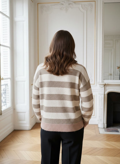 Horse Cardigan Mocha