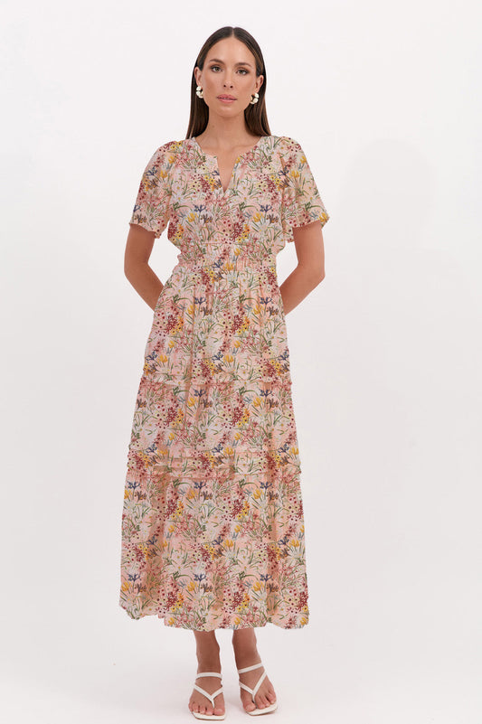 Eliana Print Maxi Dress Belfast