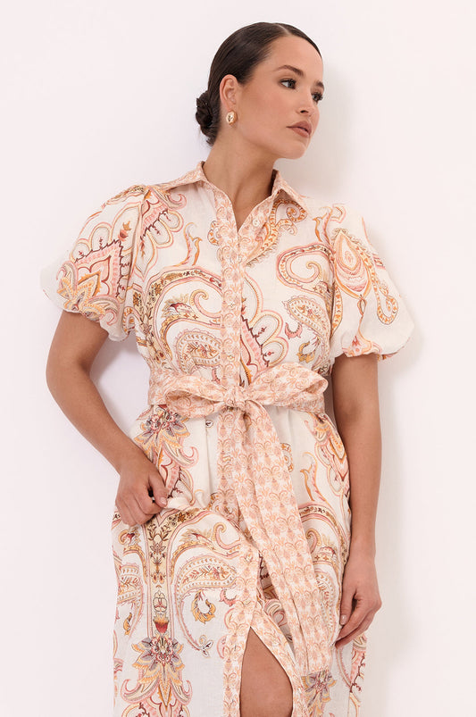 Sarafina Line Maxi Shirt Dress