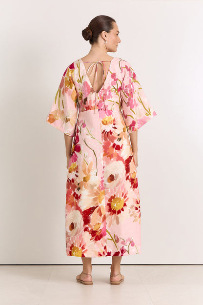 Odette Linen Midi Dress