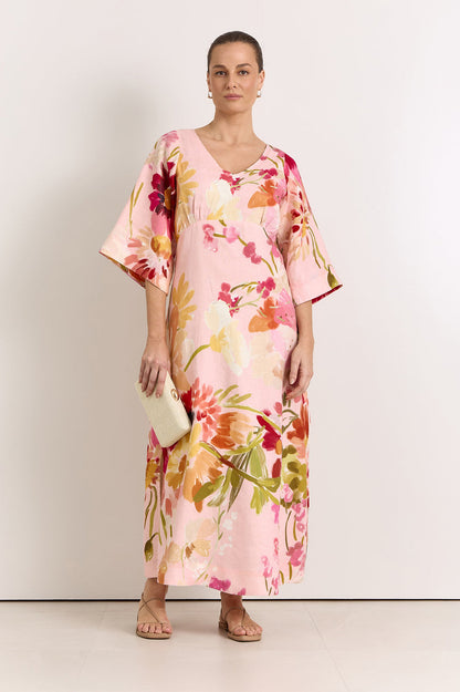 Odette Linen Midi Dress