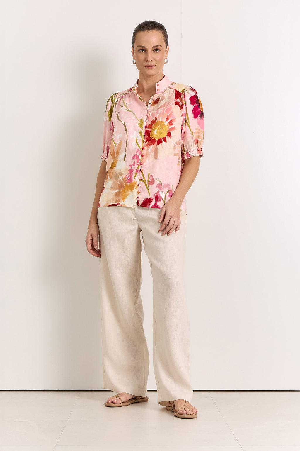 Lilian Linen Top
