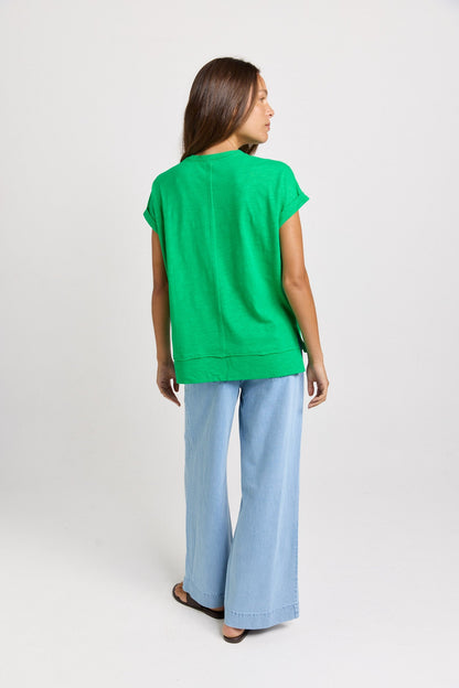 Shirley Short Sleeve Tee Green