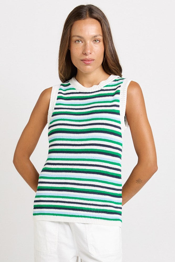 Roni Tank Blue/Green