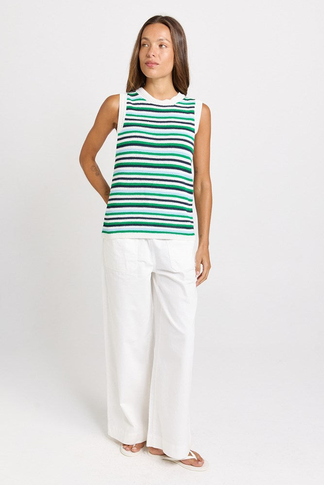 Roni Tank Blue/Green