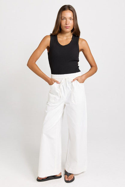 Saffra Relax Leg Jean White