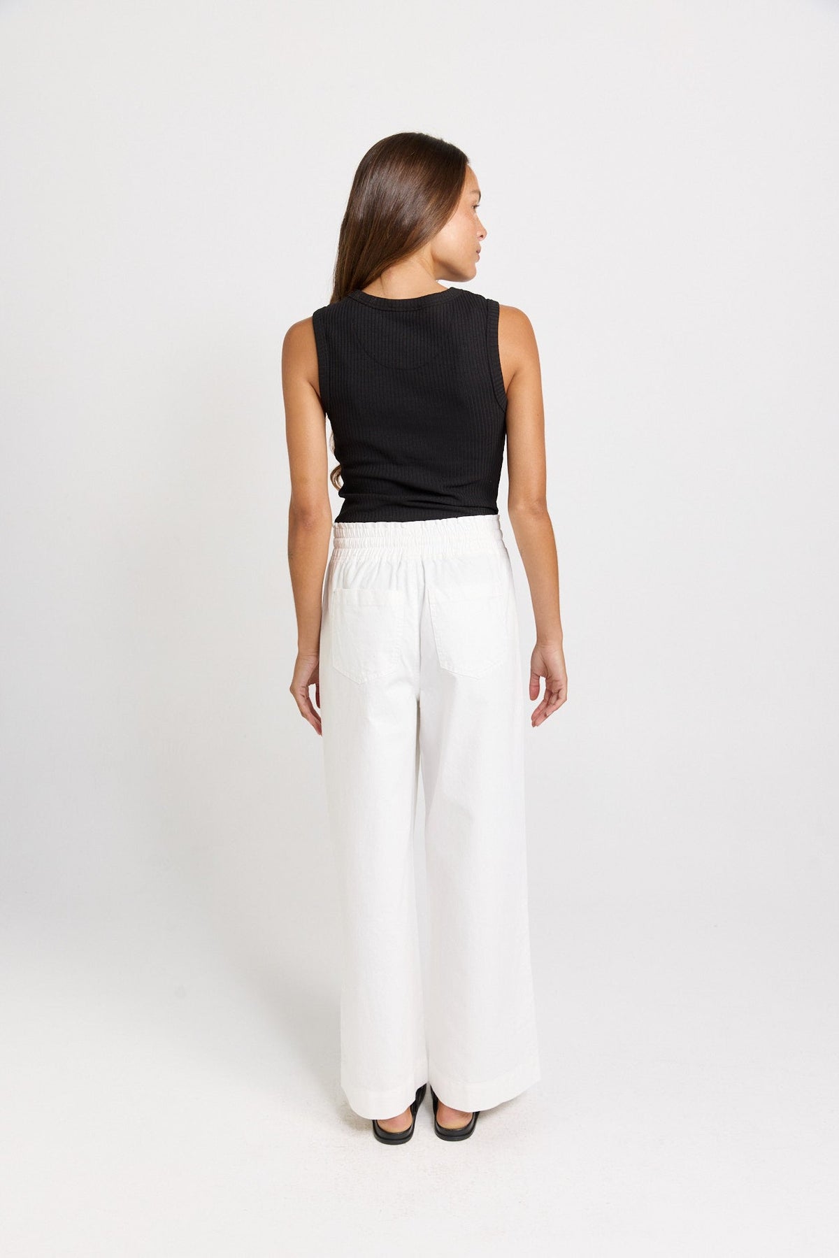 Saffra Relax Leg Jean White