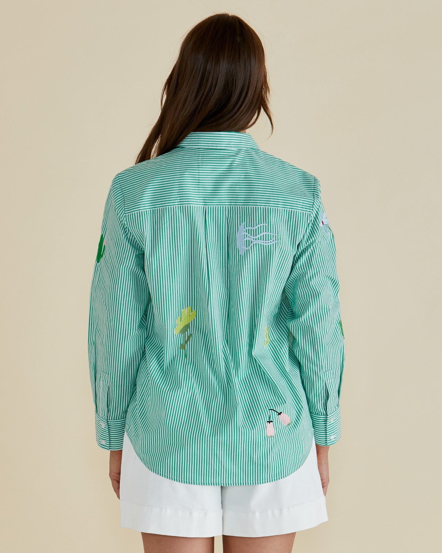 Kimmie Floral Shirt Green