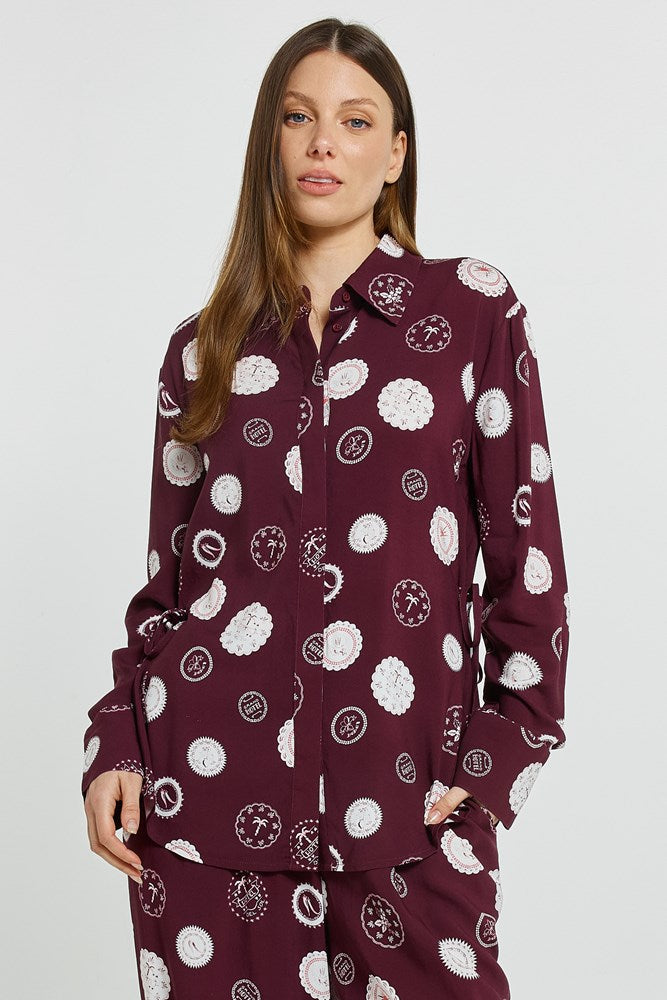 Stamp Tie Shirt