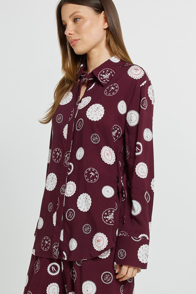 Stamp Tie Shirt