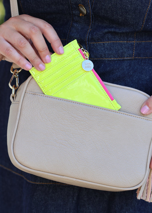 Card Wallet Neon Patient Yellow