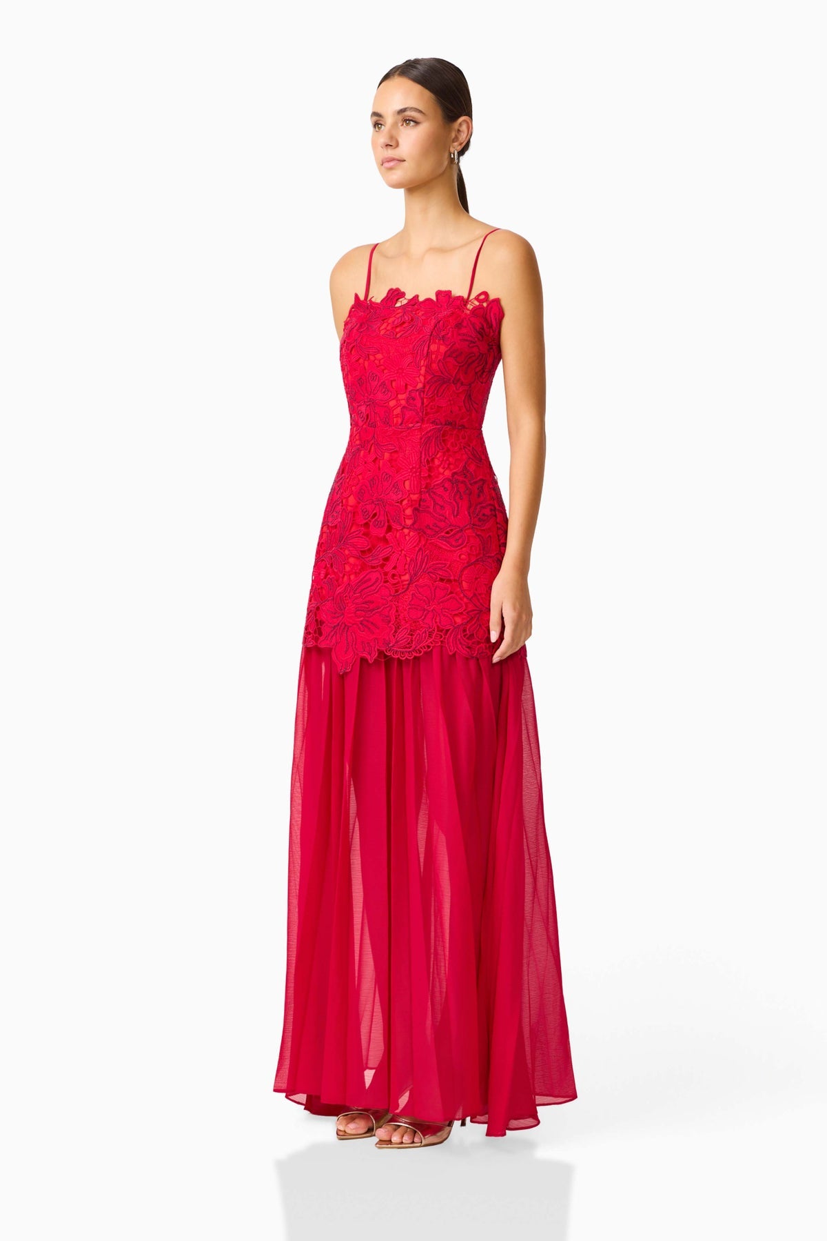 Petaluxe Gown Red