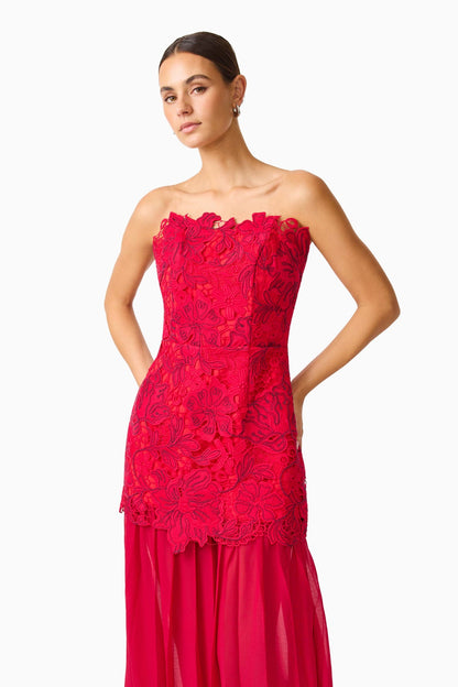 Petaluxe Gown Red
