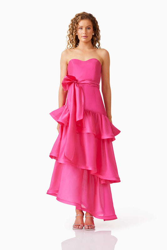 Kalani Maxi dress hot pink