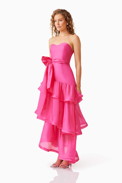 Kalani Maxi dress hot pink