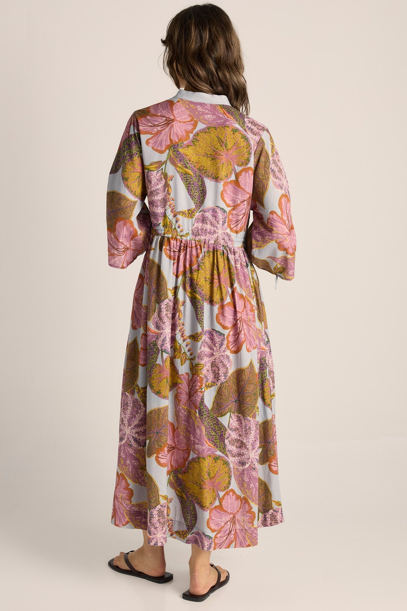 Botanica Dress Leaf Print