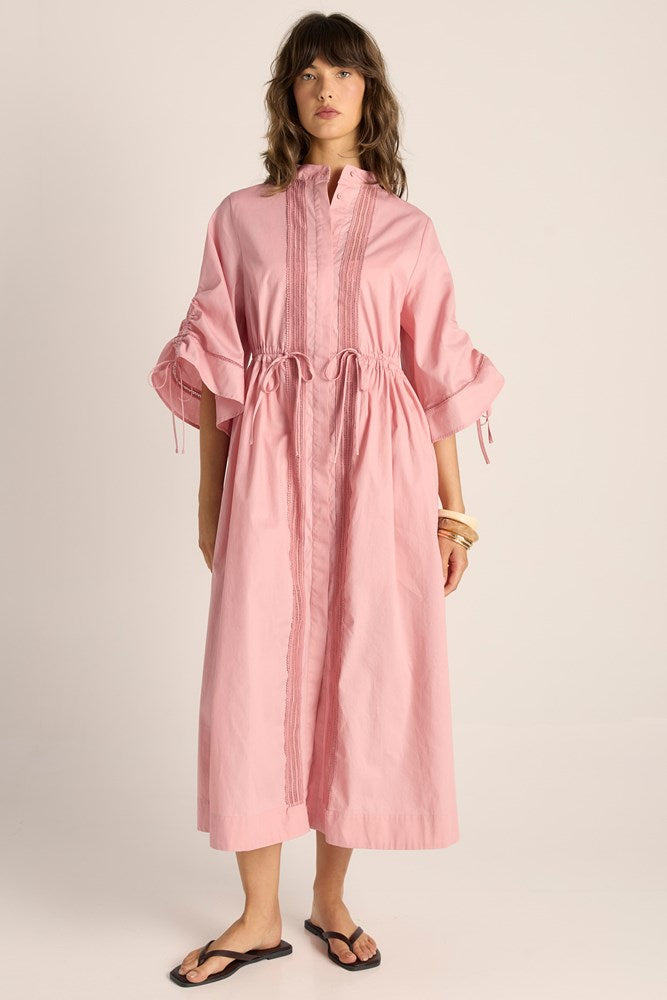 Etra Lace Detailed Dress Dusty Rose