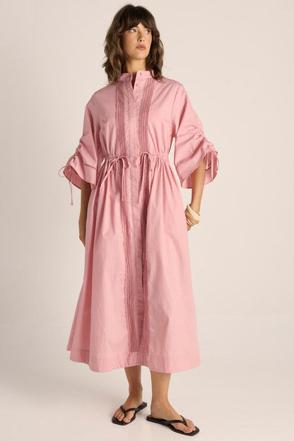 Etra Lace Detailed Dress Dusty Rose
