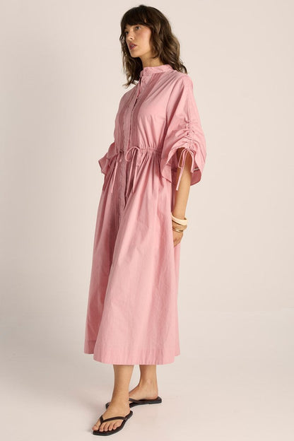 Etra Lace Detailed Dress Dusty Rose