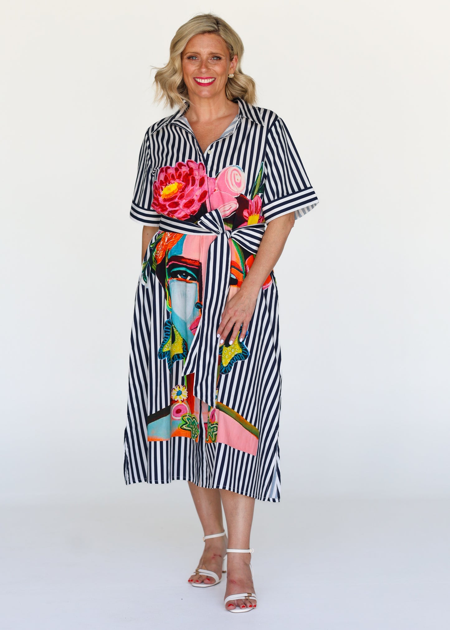 Frida Dress Navy