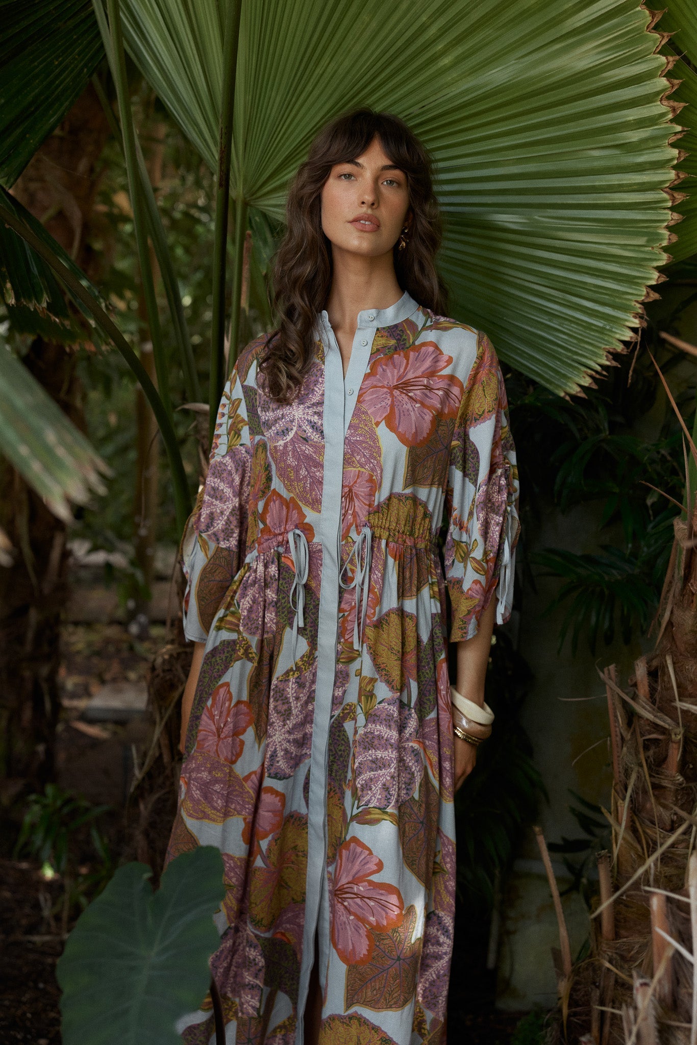 Botanica Dress Leaf Print