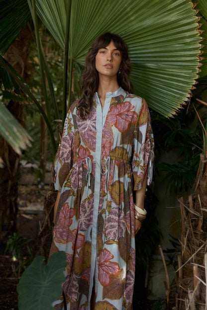 Botanica Dress Leaf Print