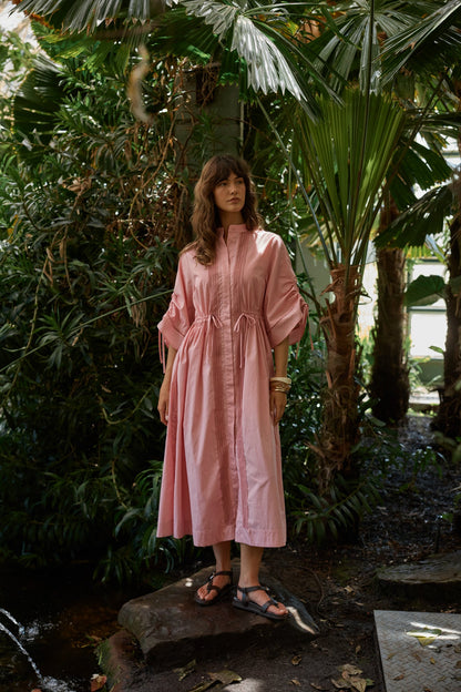 Etra Lace Detailed Dress Dusty Rose