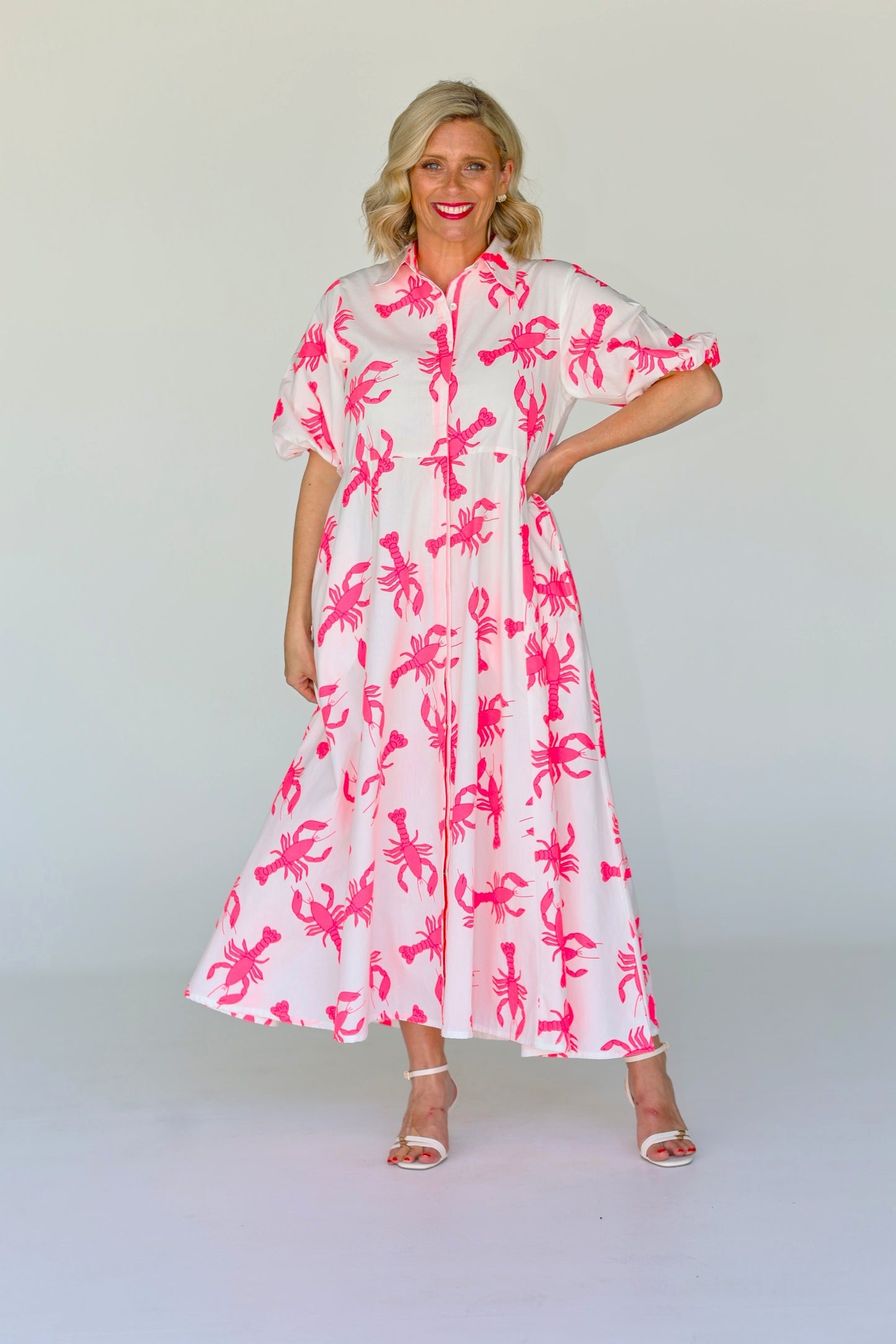 Victoria Dress Lobsters