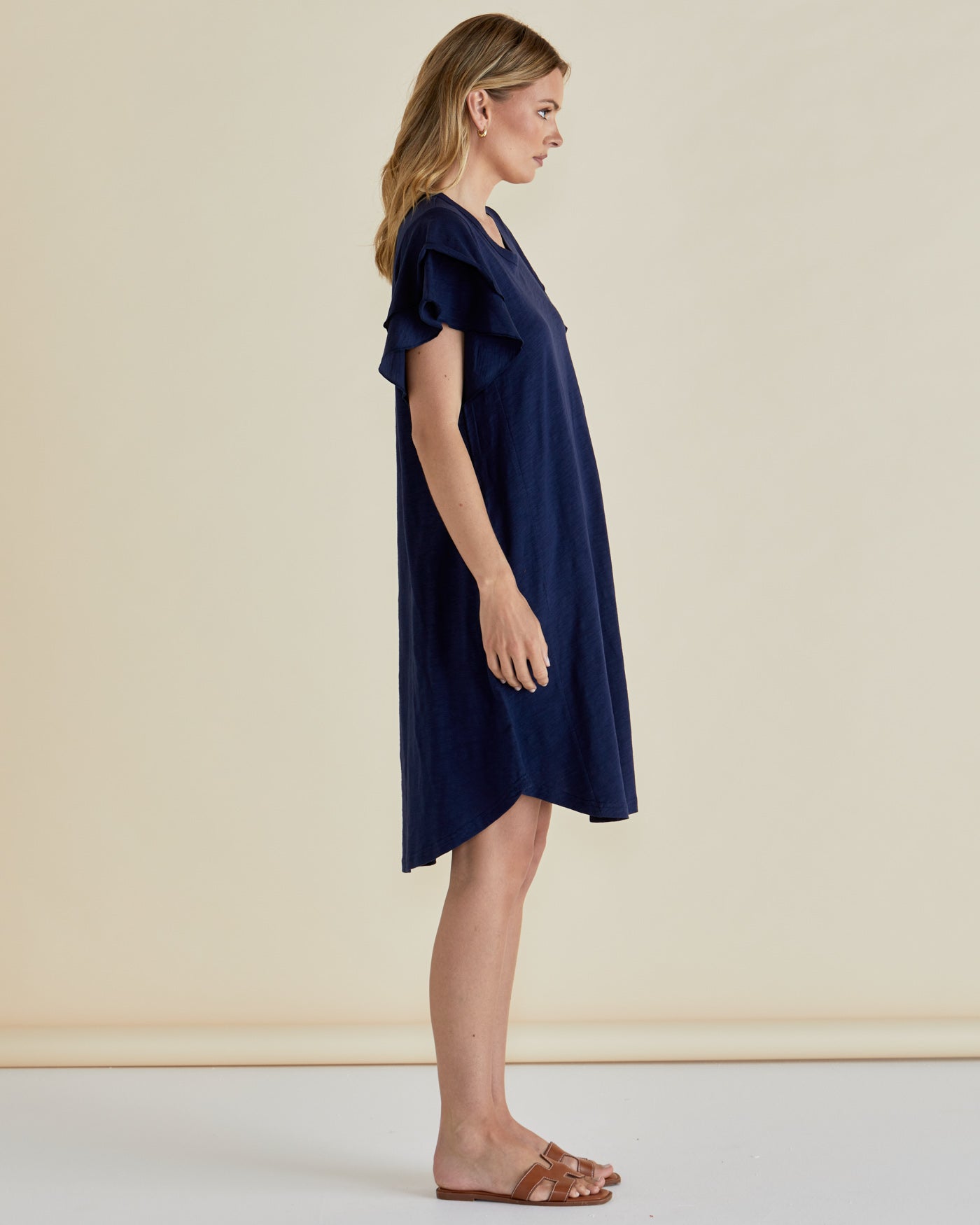 Sydney Tee Dress Navy