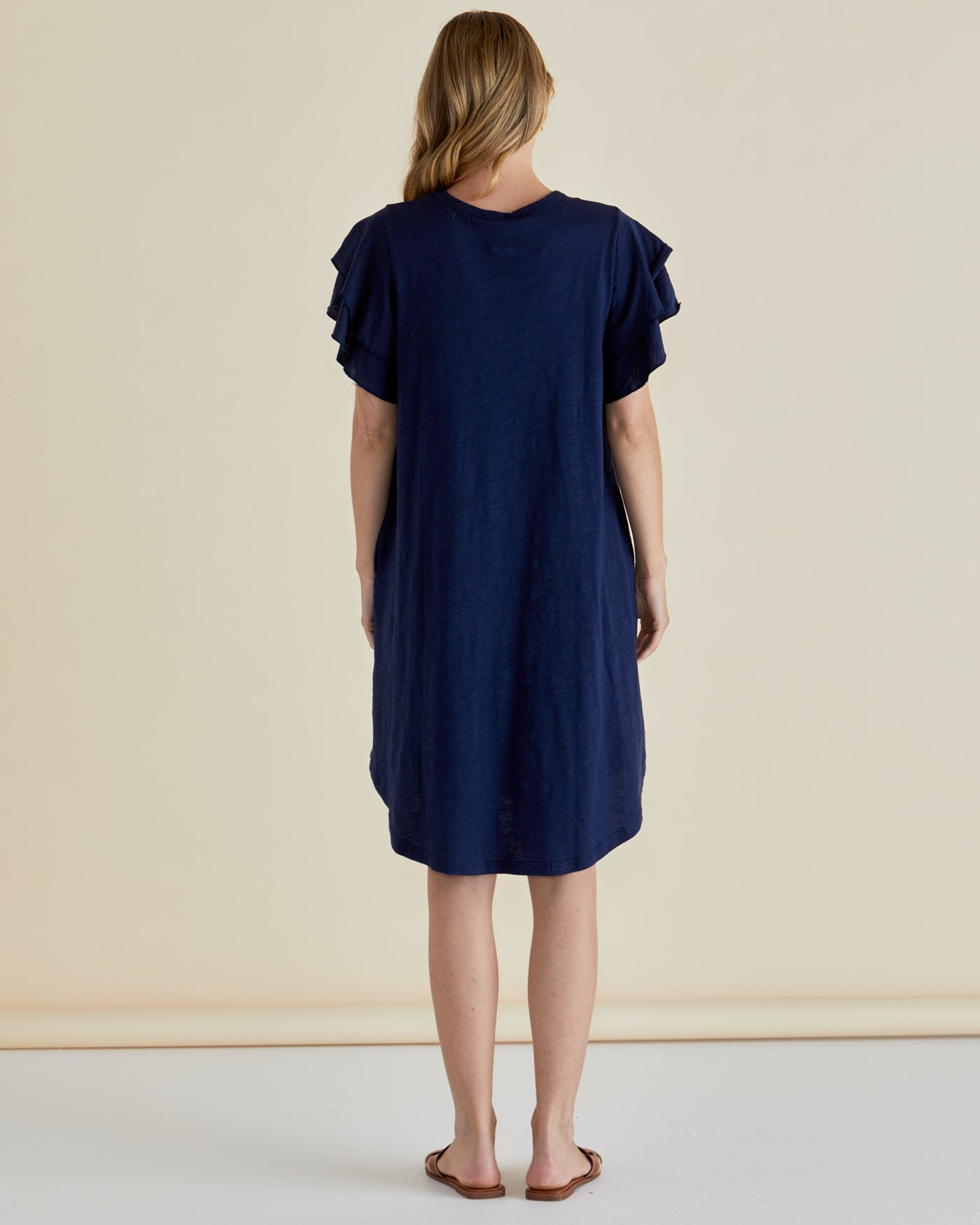 Sydney Tee Dress Navy