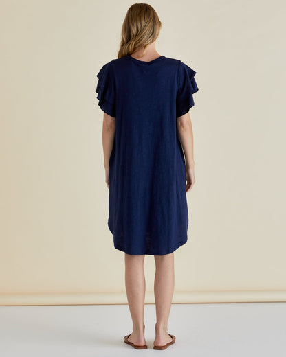 Sydney Tee Dress Navy
